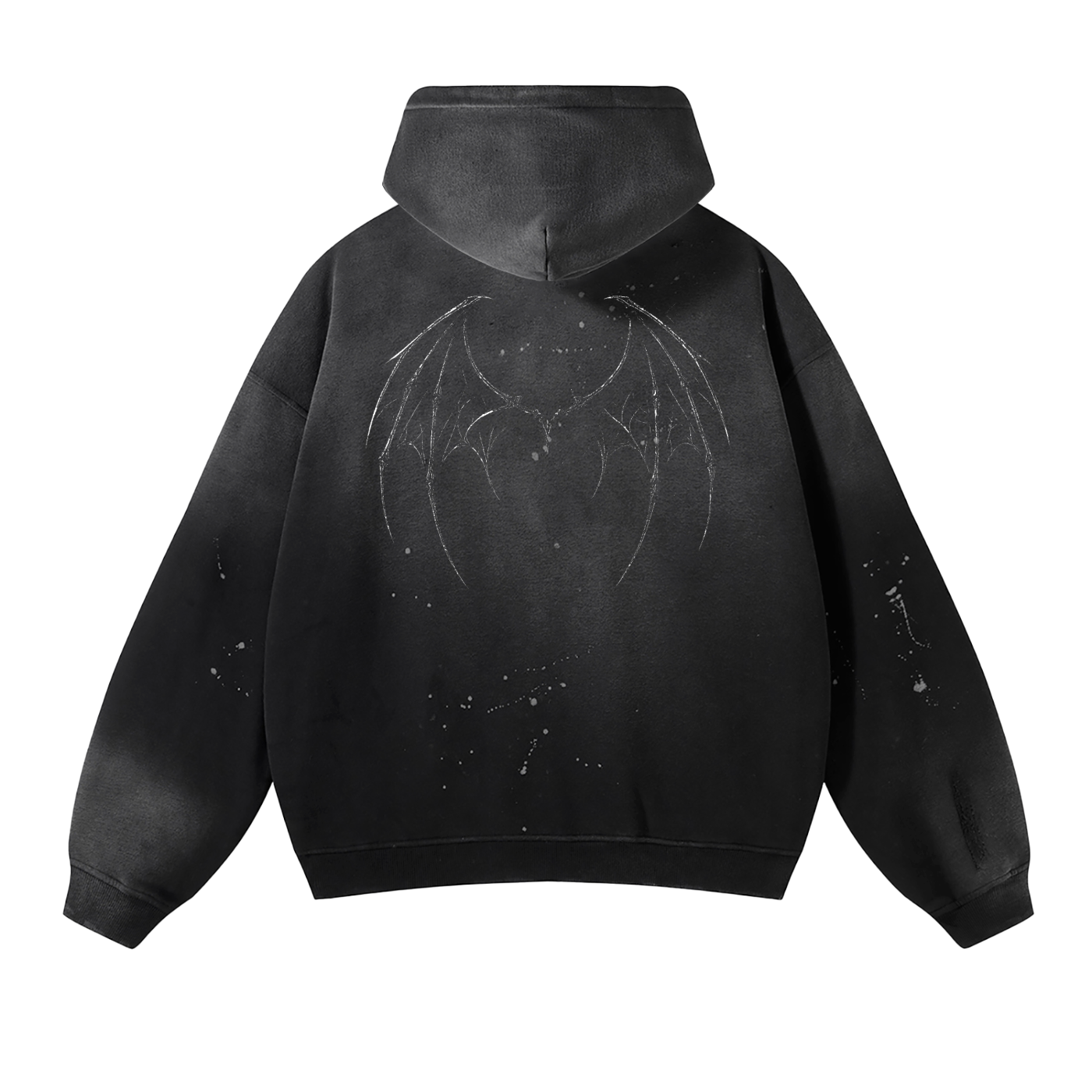 Vintage Washed Frayed Fleece Hoodie @sifyoucare