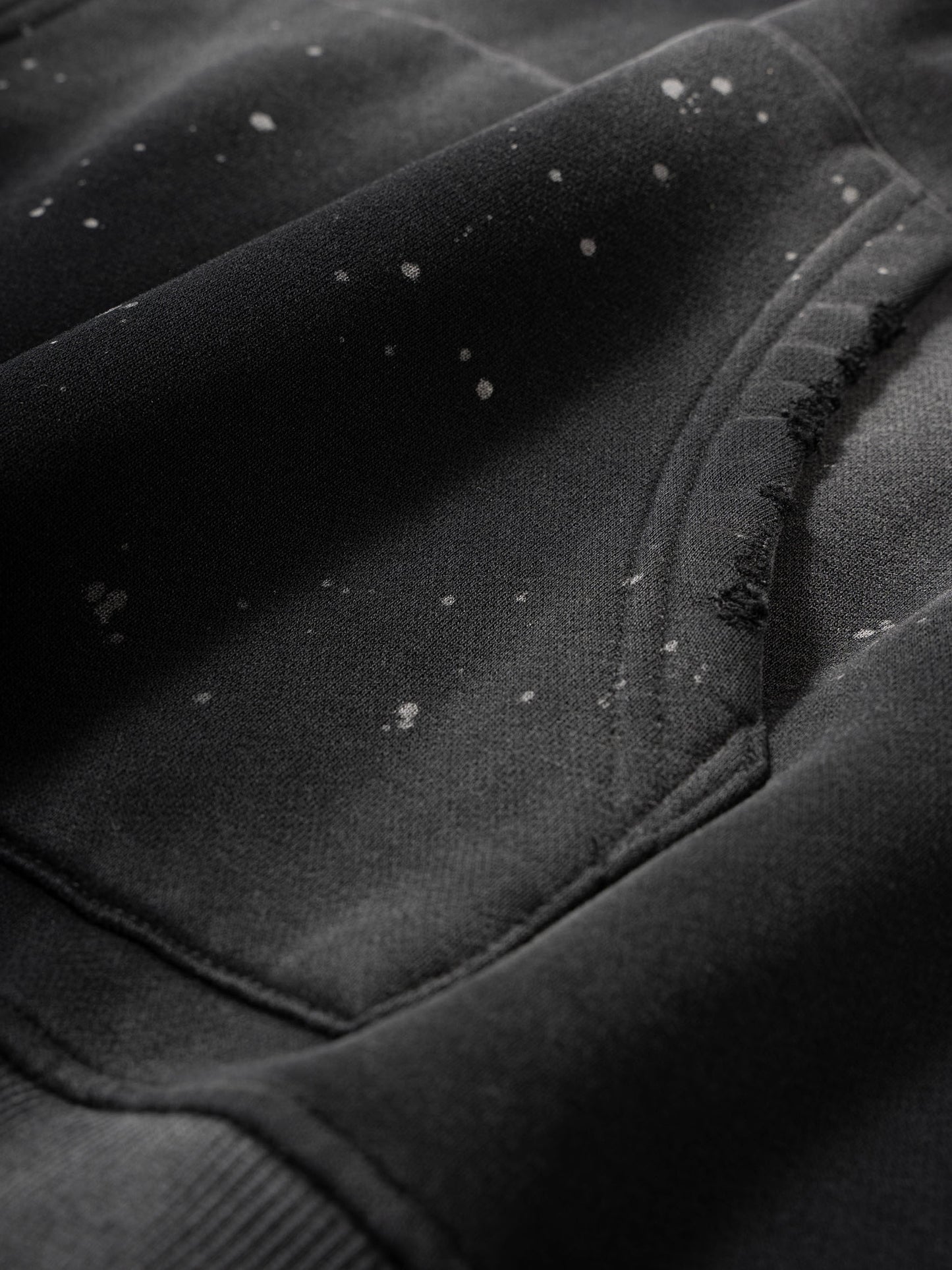Vintage Washed Frayed Fleece Hoodie @sifyoucare